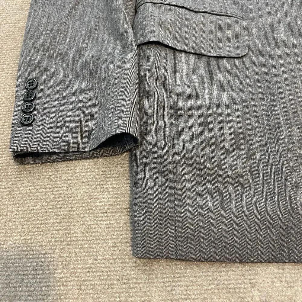 Jos A Bank Sport Coat Mens Size 38R Wool Gray Two Button‎ Signature Collection